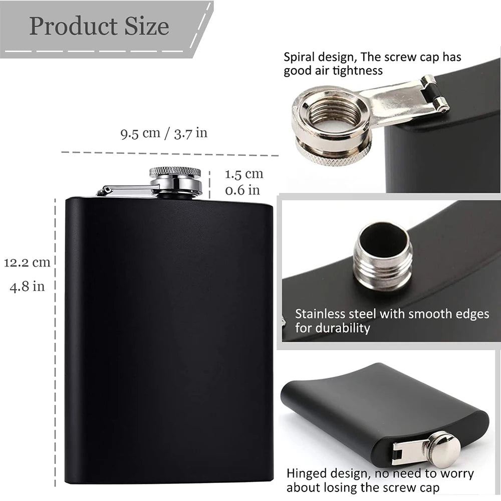 Personalized Groomsmen Flask Groomsman Gifts Wedding Party Present Best Man Proposal Gift for Men Bridal Party Engrave Hip Flask