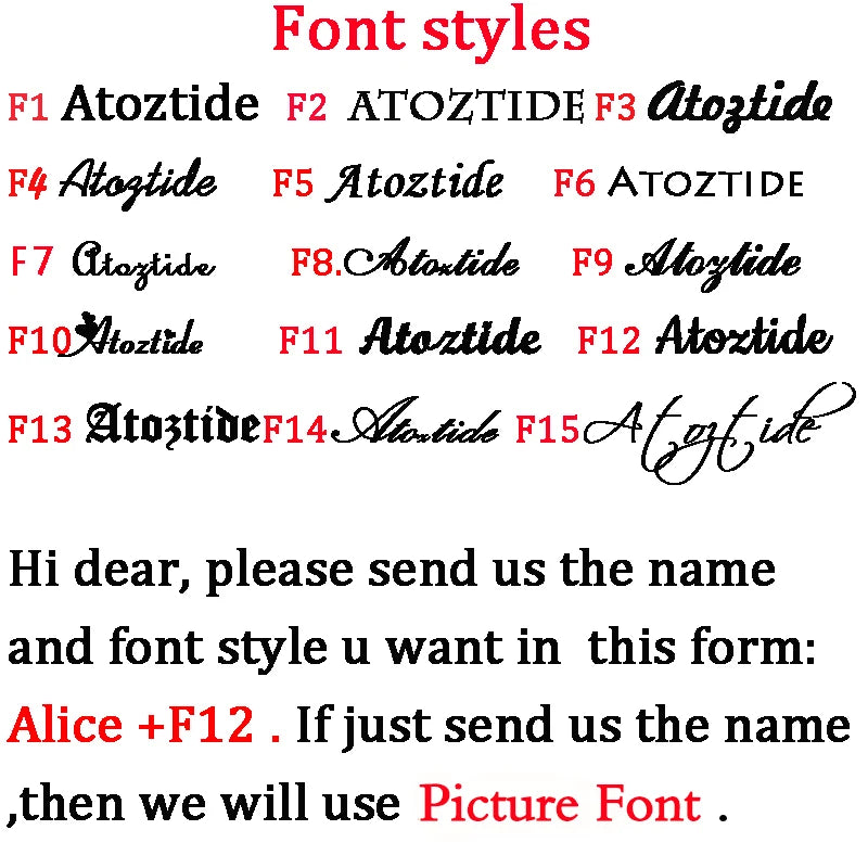 Atoztide Fashion Personalized Custom Name Cufflinks for Men Shirt Cuff Buttons Letter Initials Jewelry Wedding GiftsAccessories