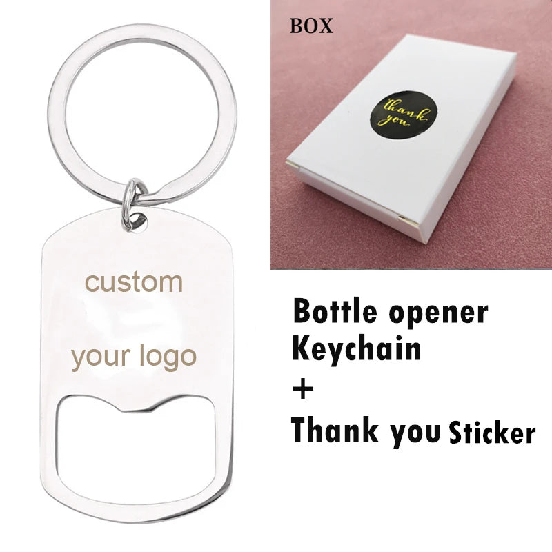 Personalized Wedding Gifts For Guests Baptism Party Favor Keychain Bottle Opener Key Holder Communion Baptism Custom Souvenir