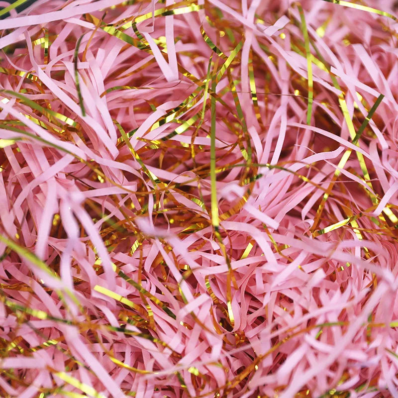 10/50/100g Colorful Shredded Crinkle Lafite Material Packaging Filler DIY Gift Box Filling Party Wedding Christmas Decor