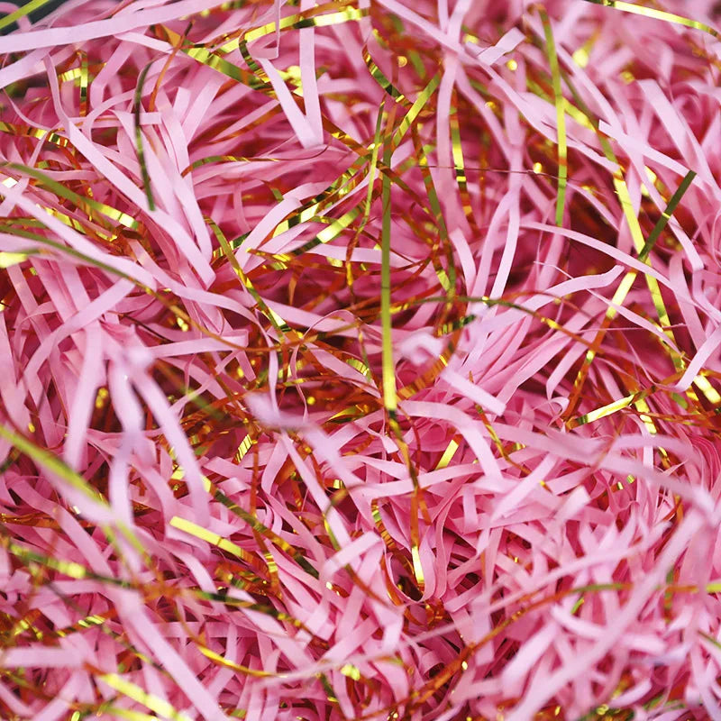 10/50/100g Colorful Shredded Crinkle Lafite Material Packaging Filler DIY Gift Box Filling Party Wedding Christmas Decor
