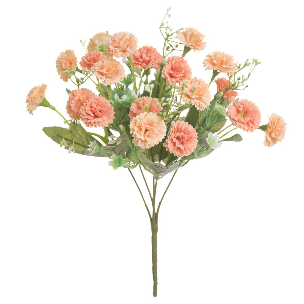20 flower heads 1 bunch European-style small lilac carnation artificial flowers wholesale home photography soft decoration handm