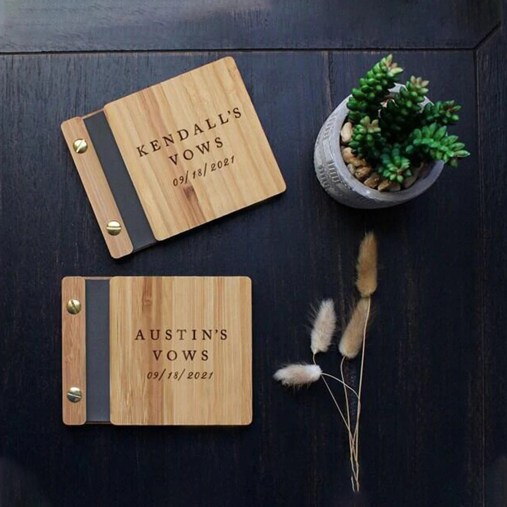 Personalized Sign Wedding Guest Book Custom Rustic Memory Wooden Guest Signatures Book Album Alternative Mariage Decoration