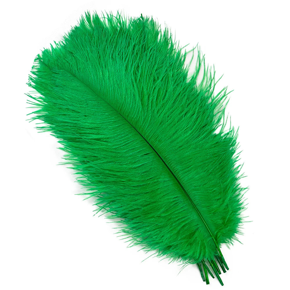 10PCS 15-60cm Big Ostrich Feathers White Ostrich Feather Plumes Carnaval Table Centerpieces Party Wedding Accessories Decoration