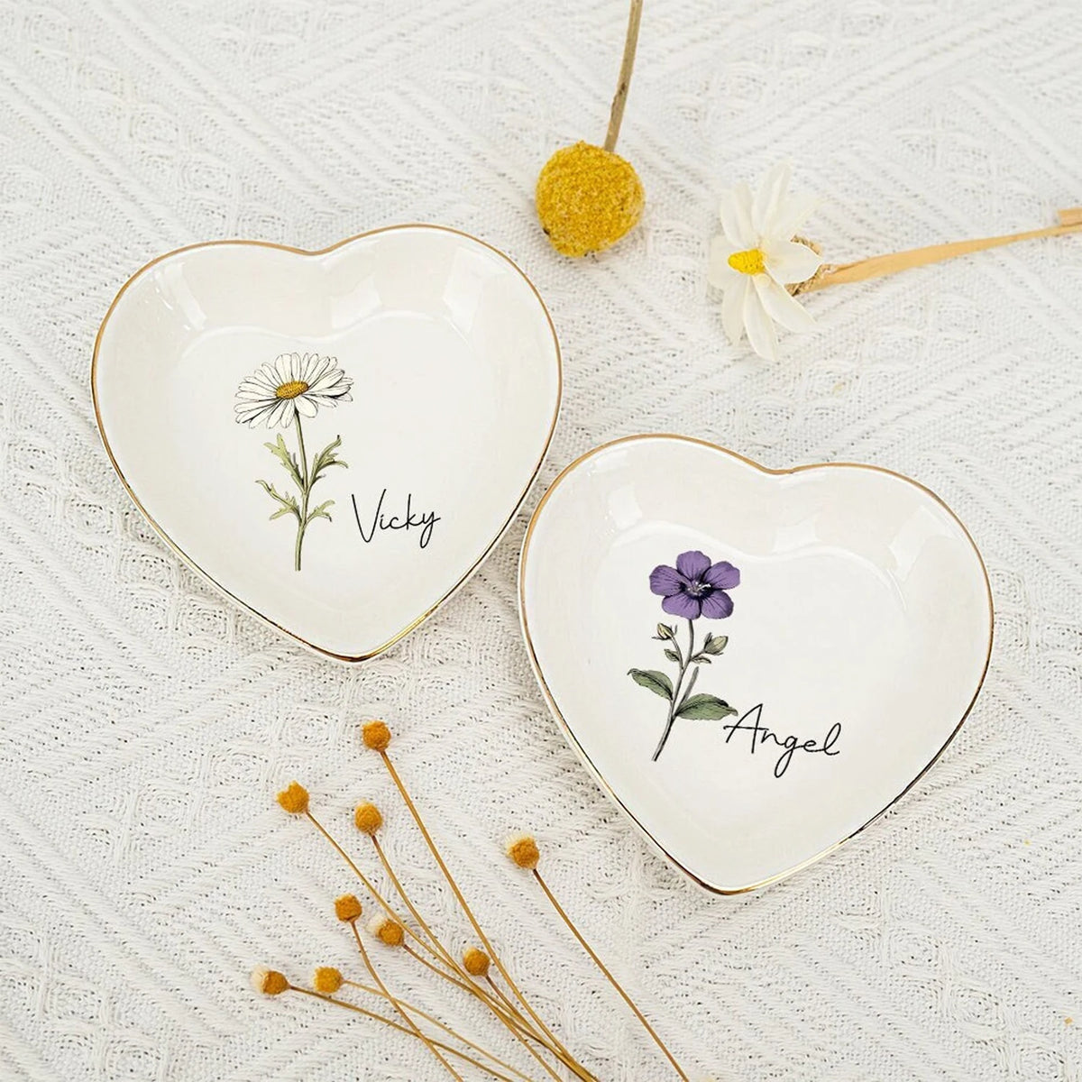Personalized Ring Dish Custom Jewelry Dish Birthday Gift for Her Perfect Bridesmaid Gifts Trinket Tray Engagement Wedding Favor