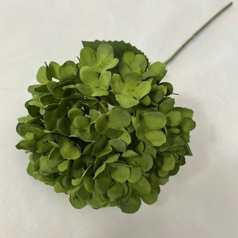 58cm Artificial Flowers Silk Hydrangea for Wedding Home Party Hotel Living Room Table Accessories Decoration