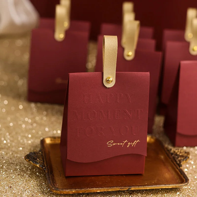 1Pcs Creative Wedding Accompaniment Wedding Candy Handheld Gift Boxes for Party Wedding