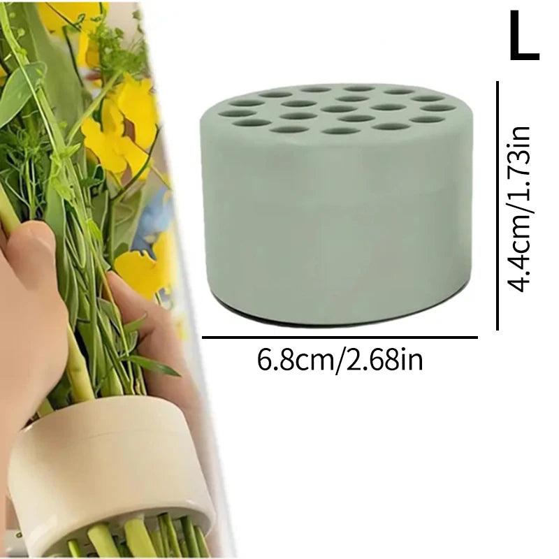2024 New Spiral Ikebana Stem Holder Spiral Stem Holder for Vases Flower Arrangement Holder for Home and Office Decoration Flower
