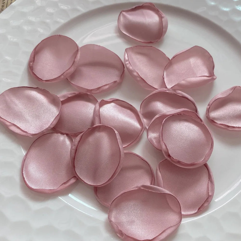 100/200/300pcs Reusable Petal Weddings Decorations Valentine's Day Room Decoration Wedding Proposal Wedding Bathtub