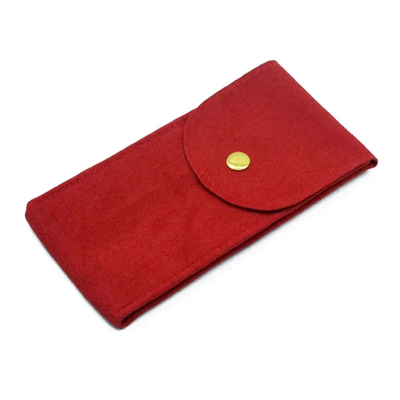 Wholesale Top Velvet Snap Watch Flannel Bag Packaging Bag Ring Bracelet Gift Bag Travel Storage Case for Men Women Watch Lovers