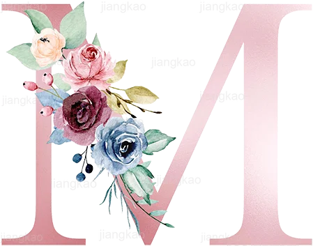Personalised Pillow Cases Custom Initial Flower with Name Cushion Cover Decortion Pillowcase Housewarming Birthday Wedding Gifts