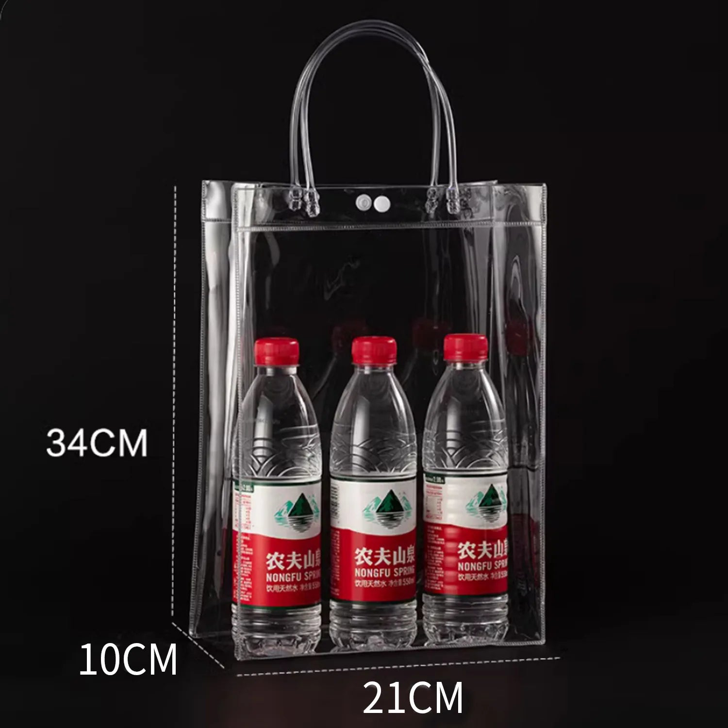 10/20pcs Gift Bag Christmas Halloween Holiday Gifts Birthday Valentine's Day Wedding Clear Pvc Bag Handbag Cosmetic Bag