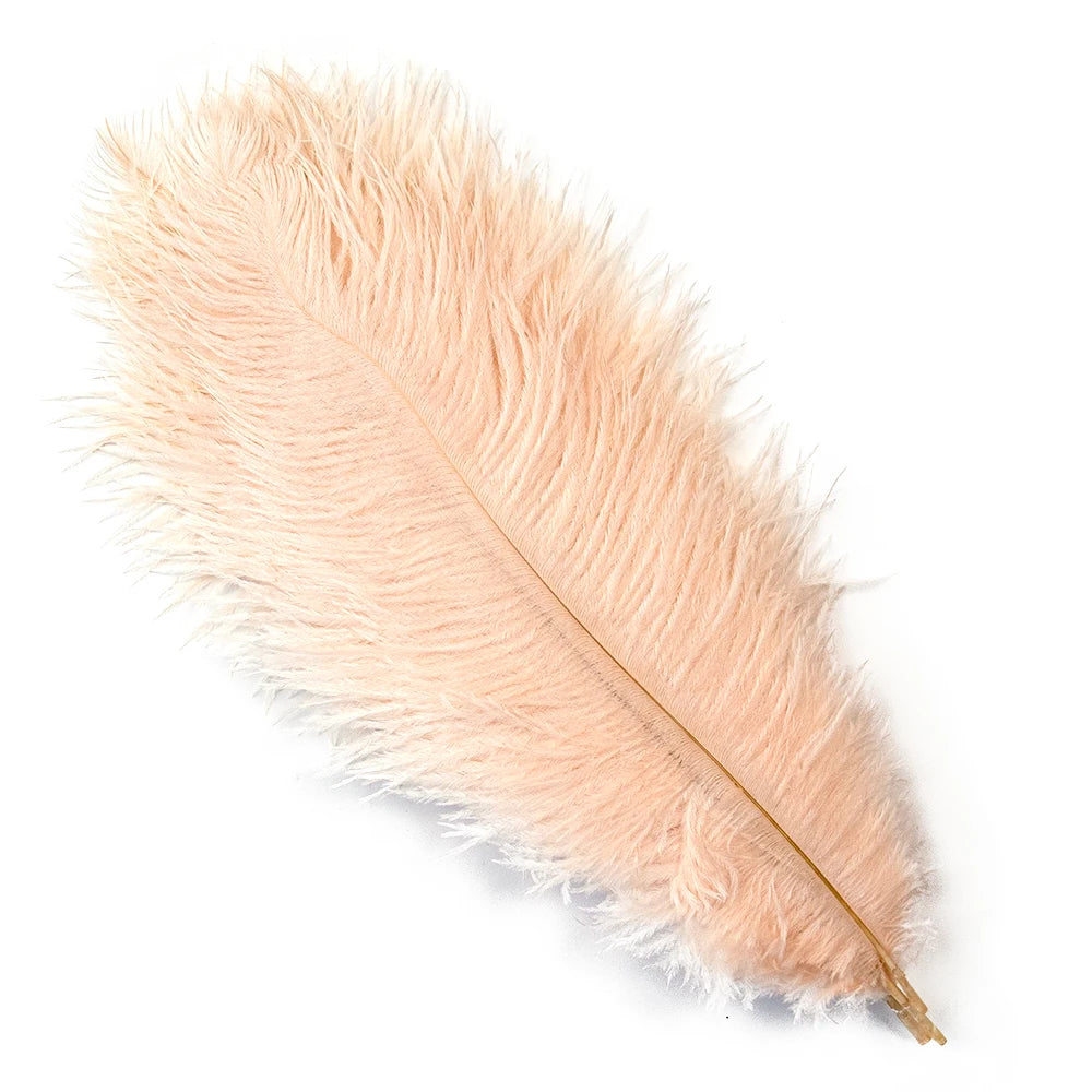 10PCS 15-60cm Big Ostrich Feathers White Ostrich Feather Plumes Carnaval Table Centerpieces Party Wedding Accessories Decoration