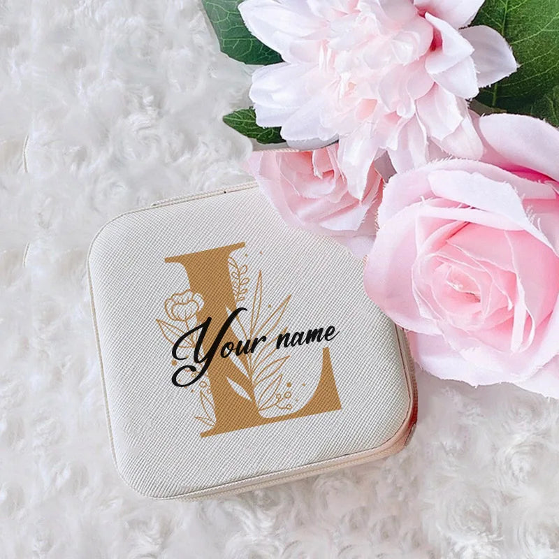 Personalized Jewelry Box Girls Jewelry Organizer Case with Name Perfect Wedding Bridesmaid Bestfriends Bachelorette Party Gift