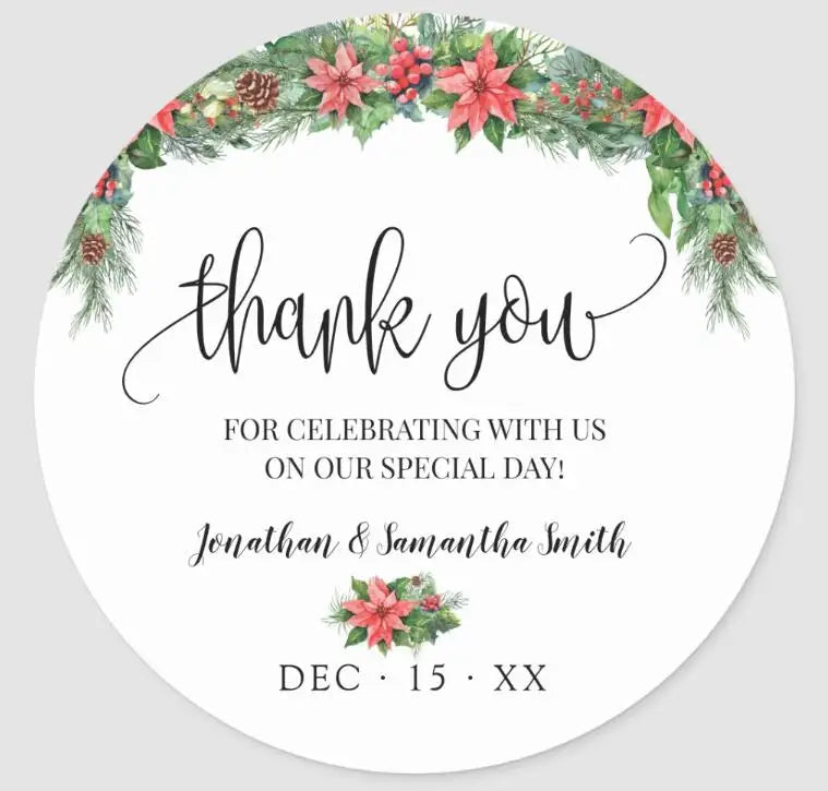 Custom Logo Wedding Stickers Personalized Design Your Name Candy Gift Box Birthday Party Gift Tags