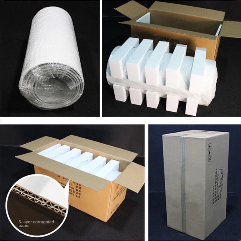 Cylinder Dispaly Pedestal Stand White 3/5pcs White Party Cake Pedestal Iron Circular Column For Wedding Decoration