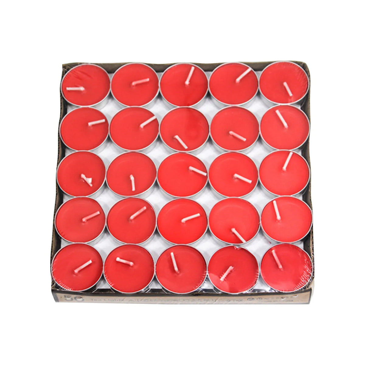 50pcs Round Aromatherapy Candle Birthday Romantic Smokeless Atmosphere Gift Props Wedding Decoration Tea Candle Light Tea Wax