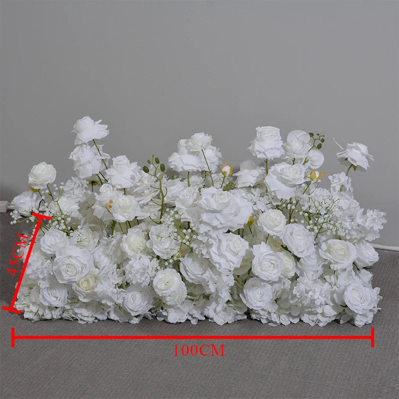 Wedding Props Artificial Fower Wedding Decoration Arch Arrangement Babybreath Rose Runner Flower Row Road Leading Flower Ball