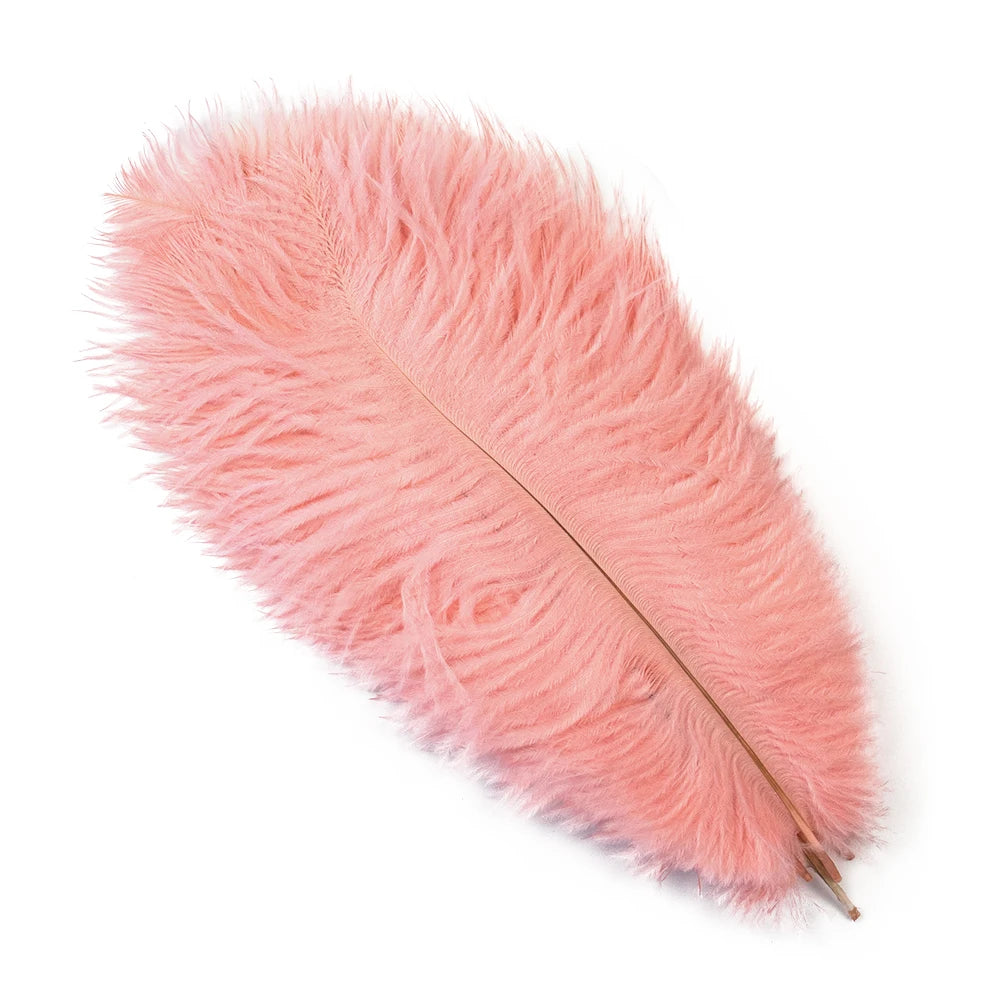 10PCS 15-60cm Big Ostrich Feathers White Ostrich Feather Plumes Carnaval Table Centerpieces Party Wedding Accessories Decoration