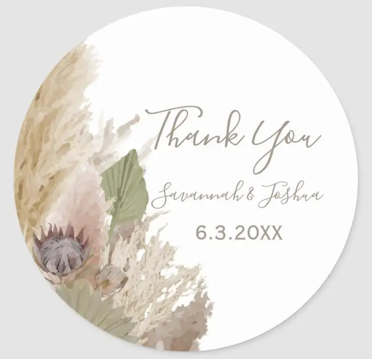 Custom Logo Wedding Stickers Personalized Design Your Name Candy Gift Box Birthday Party Gift Tags