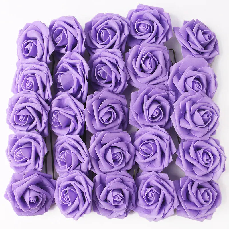 5/10/15/20/25Pcs Artificial Rose Flowers Wedding Decorations Centerpieces Arrangements Party Baby Shower Garden Home Decor Gifts