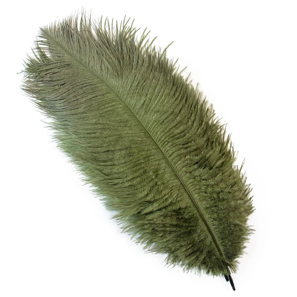 10PCS 15-60cm Big Ostrich Feathers White Ostrich Feather Plumes Carnaval Table Centerpieces Party Wedding Accessories Decoration