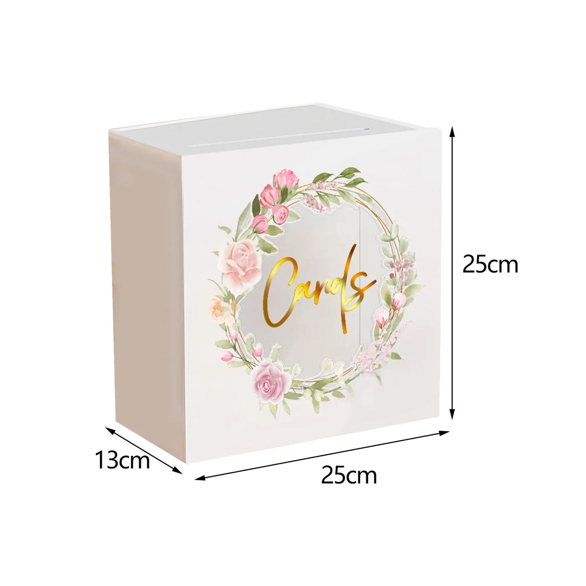 Large Acrylic Card Box DIY Large Envelope Gift Card Box Acrylic Wedding Money Box for Anniversary Shower Birthday Decorations