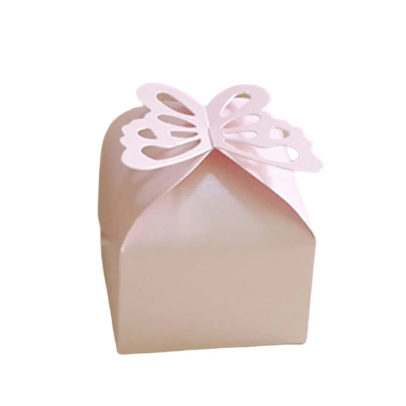 20/30/50PCS Colorful Butterfly Dragees Box Giveaways Favors and Gifts Chocolate Box Packaging Box Wedding Gift Boxes for Guests