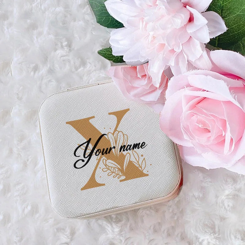 Personalized Jewelry Box Girls Jewelry Organizer Case with Name Perfect Wedding Bridesmaid Bestfriends Bachelorette Party Gift
