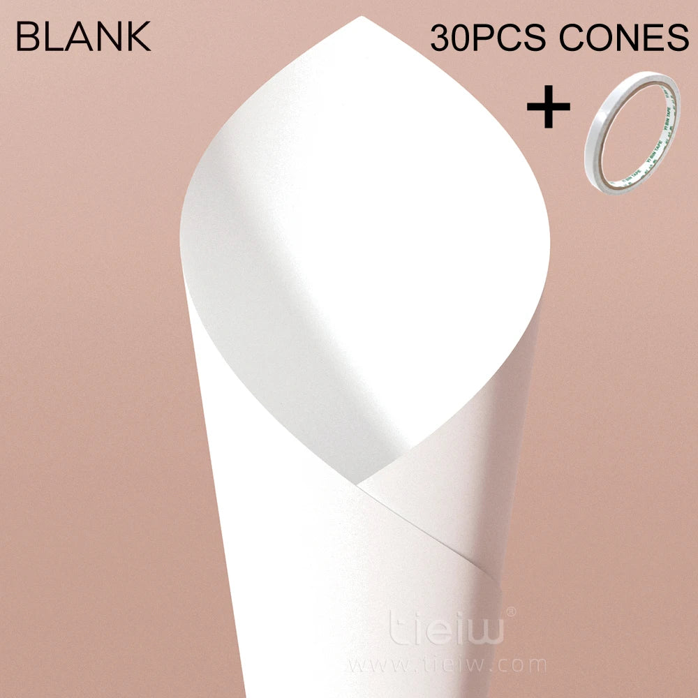Personalized Wedding Confetti Cones with Names and Date Petal Candy Natural Confetti Customizable for Celebrations Decoration
