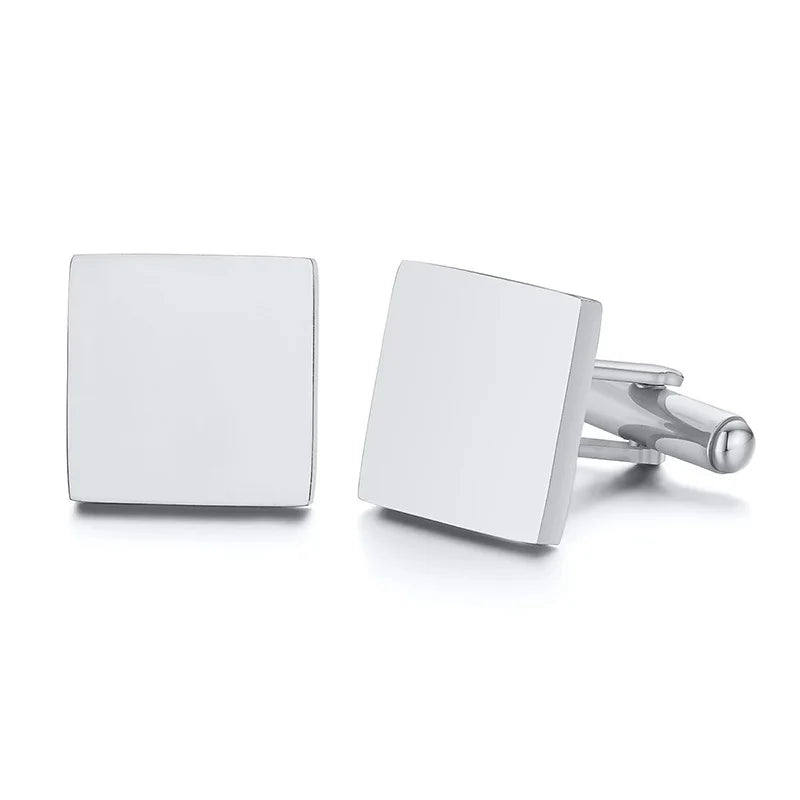 Personalized Cufflinks for Men, Custom Engraved Cufflinks for Groom, Wedding Cufflinks Bride Best Men