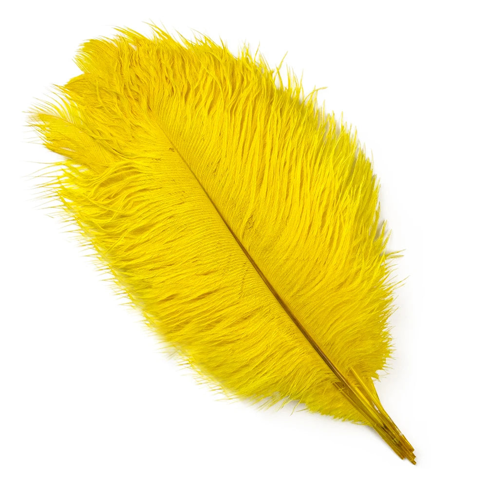 10PCS 15-60cm Big Ostrich Feathers White Ostrich Feather Plumes Carnaval Table Centerpieces Party Wedding Accessories Decoration