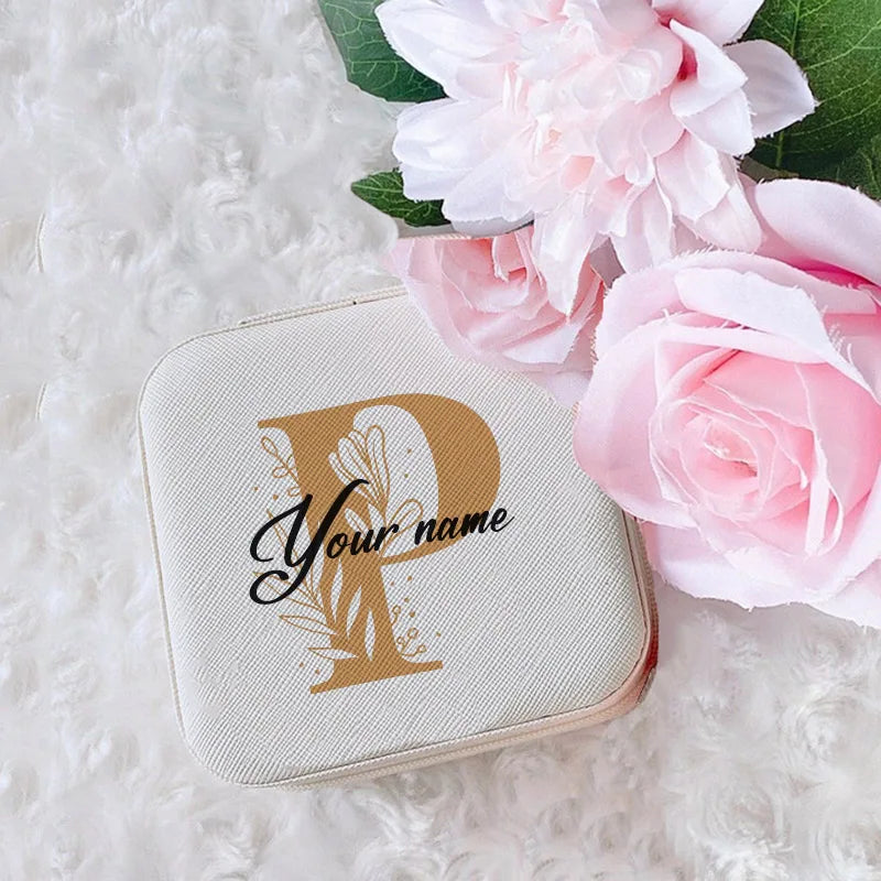Personalized Jewelry Box Girls Jewelry Organizer Case with Name Perfect Wedding Bridesmaid Bestfriends Bachelorette Party Gift