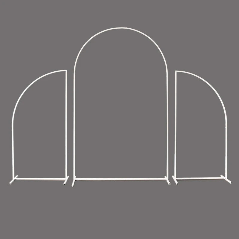 Metal Wedding Garden Arch Easy Assembly Backdrop Stand Balloon Arch Frame for Garden,Yard,Wedding, Birthday Party,Indoor Outdoor