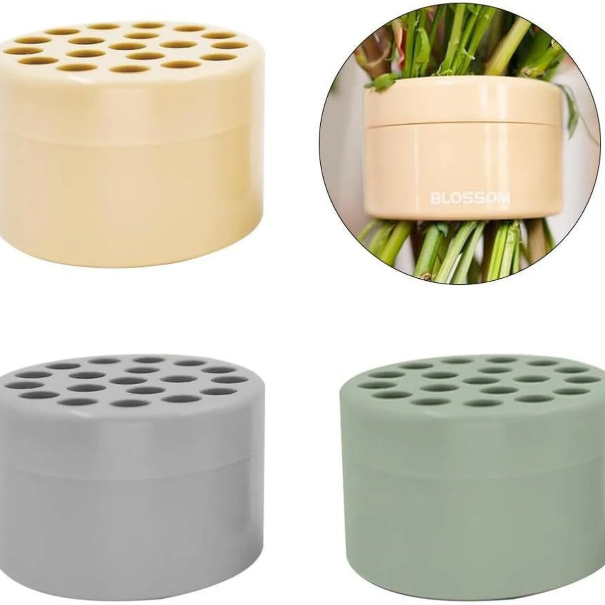 2024 New Spiral Ikebana Stem Holder Spiral Stem Holder for Vases Flower Arrangement Holder for Home and Office Decoration Flower