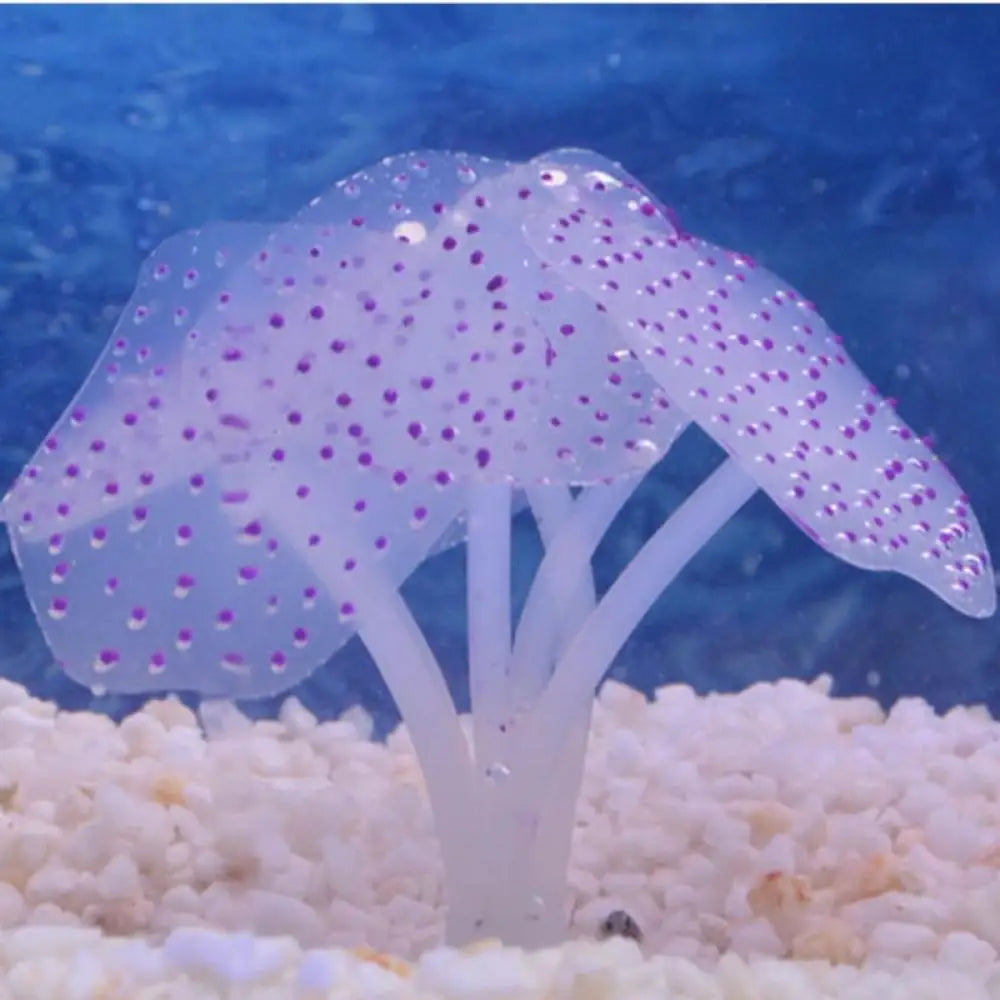 1Pc Silicone Glowing Artificial Fish Tank Aquarium Coral Plants Ornament Underwater Pets Decor Aquatic Pet Supplies Decoration