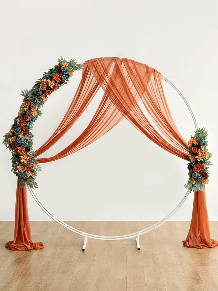 Wedding Arch Drape Drapping Fabric 6m x 74cm Yards Sheer Chiffon Fabric Backdrop Curtain Drapery Ceremony Reception Swag