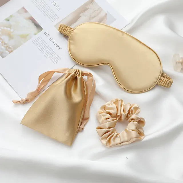Personalized Silk Blindfold Satin Eye Mask for Sleeping, Customized Sleep Mask, Bachelorette Party Gifts