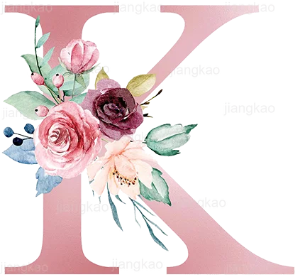 Personalised Pillow Cases Custom Initial Flower with Name Cushion Cover Decortion Pillowcase Housewarming Birthday Wedding Gifts