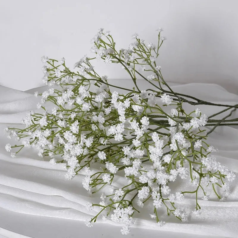 1PC 108Heads Babies Breath Artificial Flowers Plastic Gypsophila DIY Floral Bouquets For Handmade Wedding Party Home Decoration