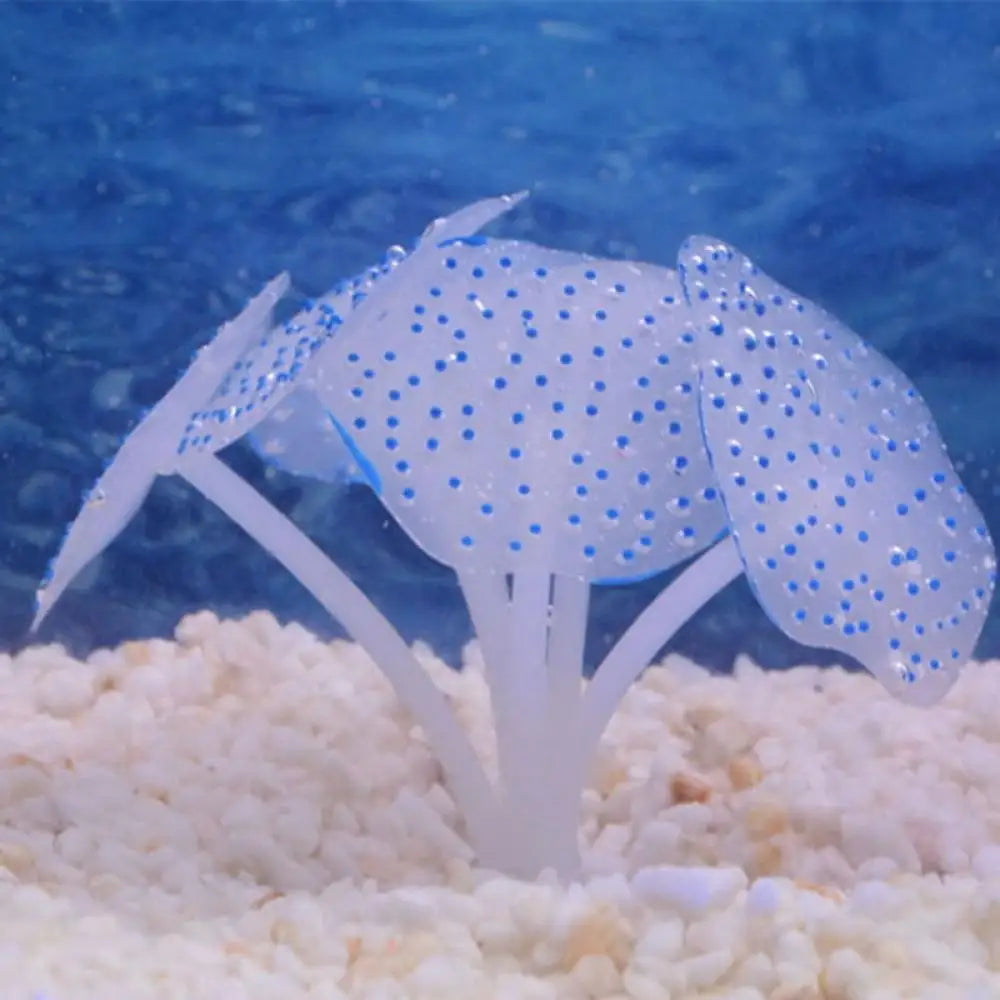 1Pc Silicone Glowing Artificial Fish Tank Aquarium Coral Plants Ornament Underwater Pets Decor Aquatic Pet Supplies Decoration