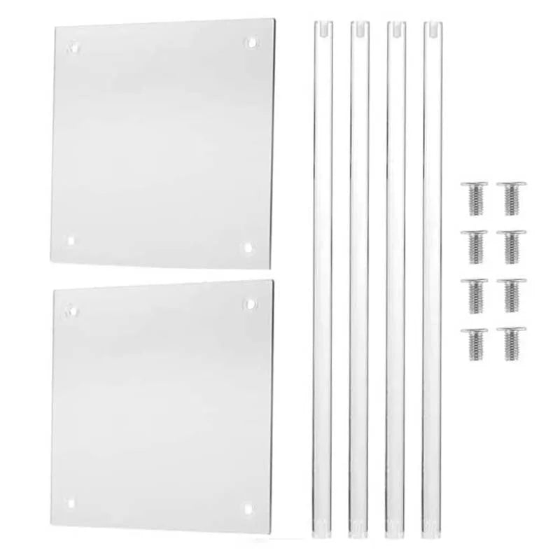 5/10 Pcs Acrylic Vase Wedding Centrepieces Clear Column Flower Display Stand Geometric Display Stand for Birthday Wedding Decor