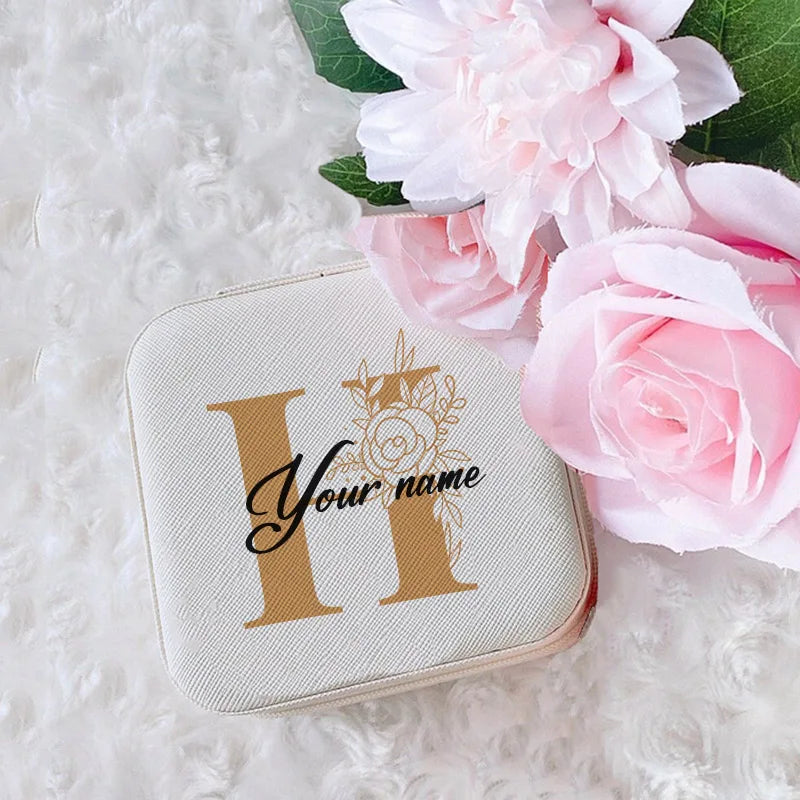 Personalized Jewelry Box Girls Jewelry Organizer Case with Name Perfect Wedding Bridesmaid Bestfriends Bachelorette Party Gift