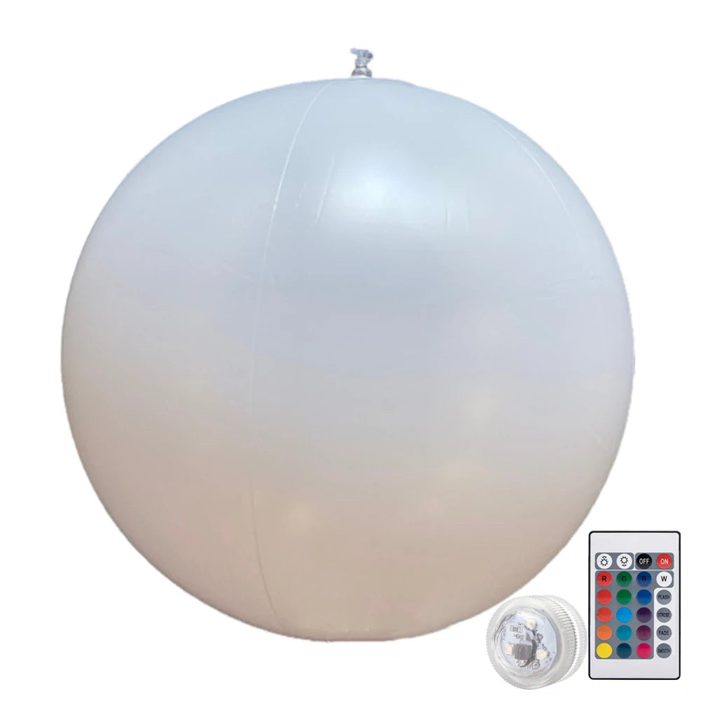 1-5PCS 40/60/90CM Floating Pool Lights with 16 Colors Waterproof Outdoor Swimming Underwater Pool Lights Ball For Swimming Pool