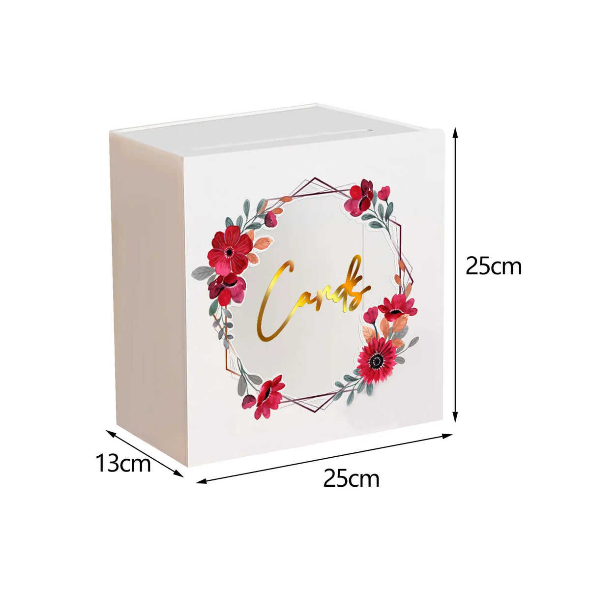 Large Acrylic Card Box DIY Large Envelope Gift Card Box Acrylic Wedding Money Box for Anniversary Shower Birthday Decorations