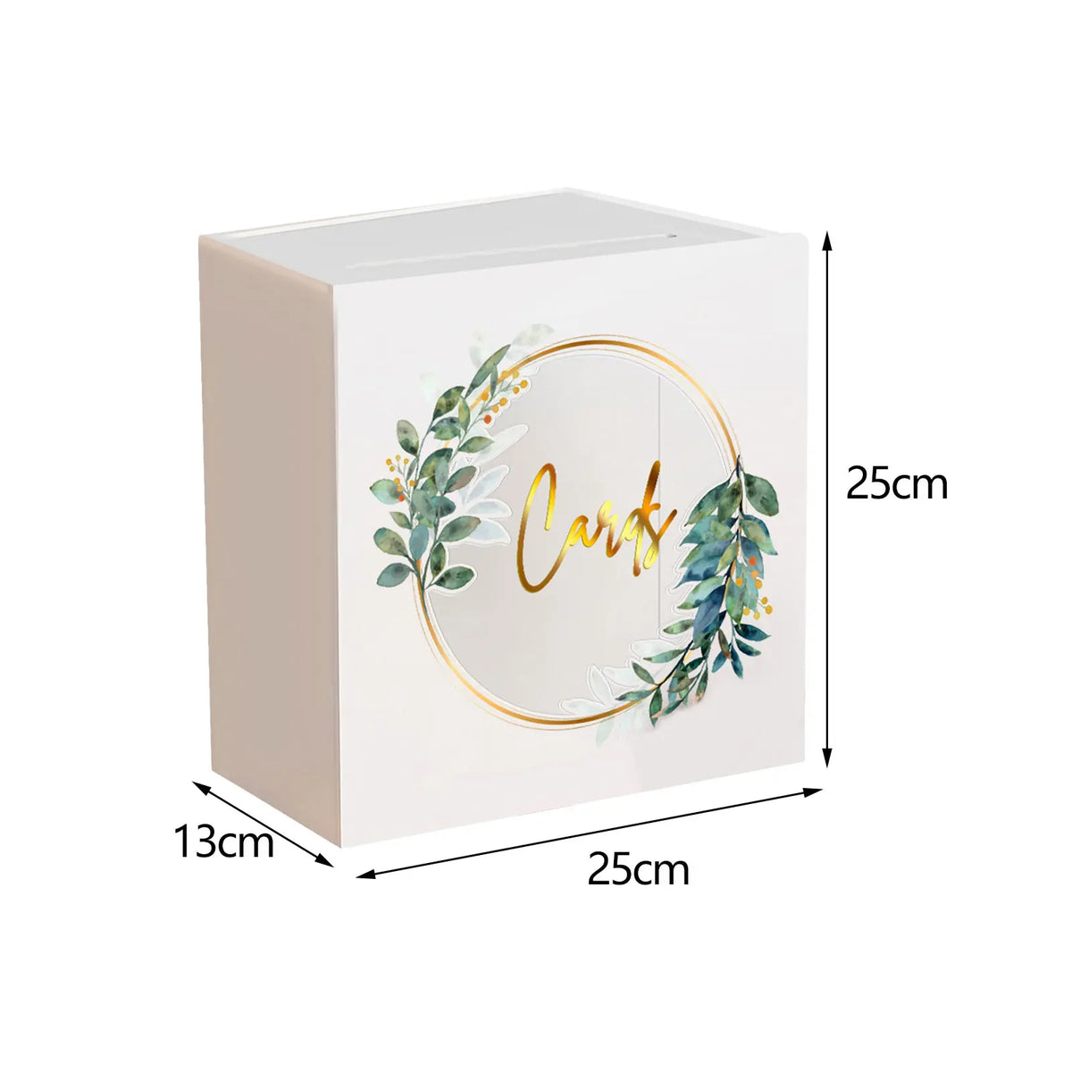 Large Acrylic Card Box DIY Large Envelope Gift Card Box Acrylic Wedding Money Box for Anniversary Shower Birthday Decorations