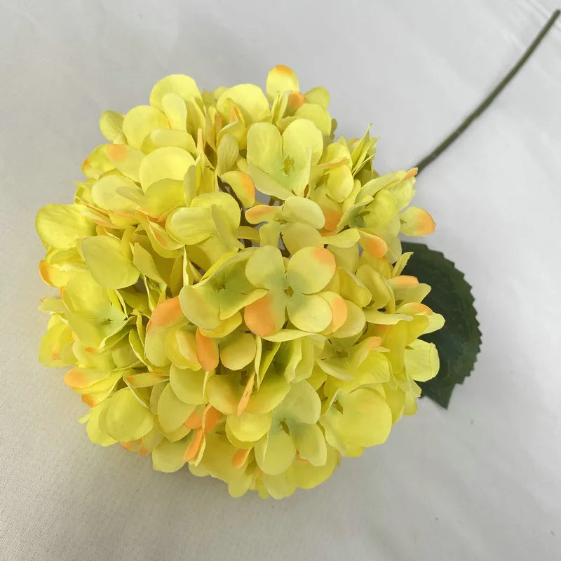 58cm Artificial Flowers Silk Hydrangea for Wedding Home Party Hotel Living Room Table Accessories Decoration