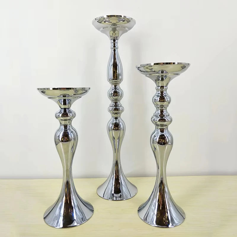 Candle Holders Christmas Decorations Wedding Centerpieces Lantern Stand Home Gold Flower Vase Table Centerpiece Event FlowerTrim