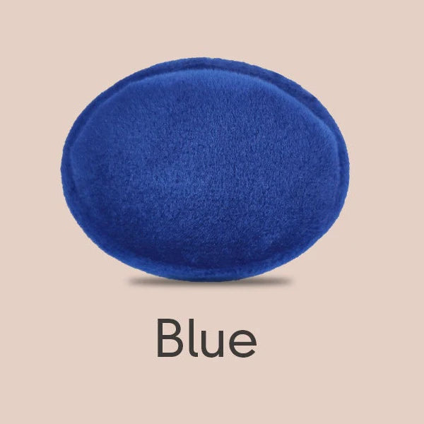 Personalized Oval Velvet Ring Box Double Slot Wedding Engagement Ring Holder Box Modern Elegant Wedding Decoration