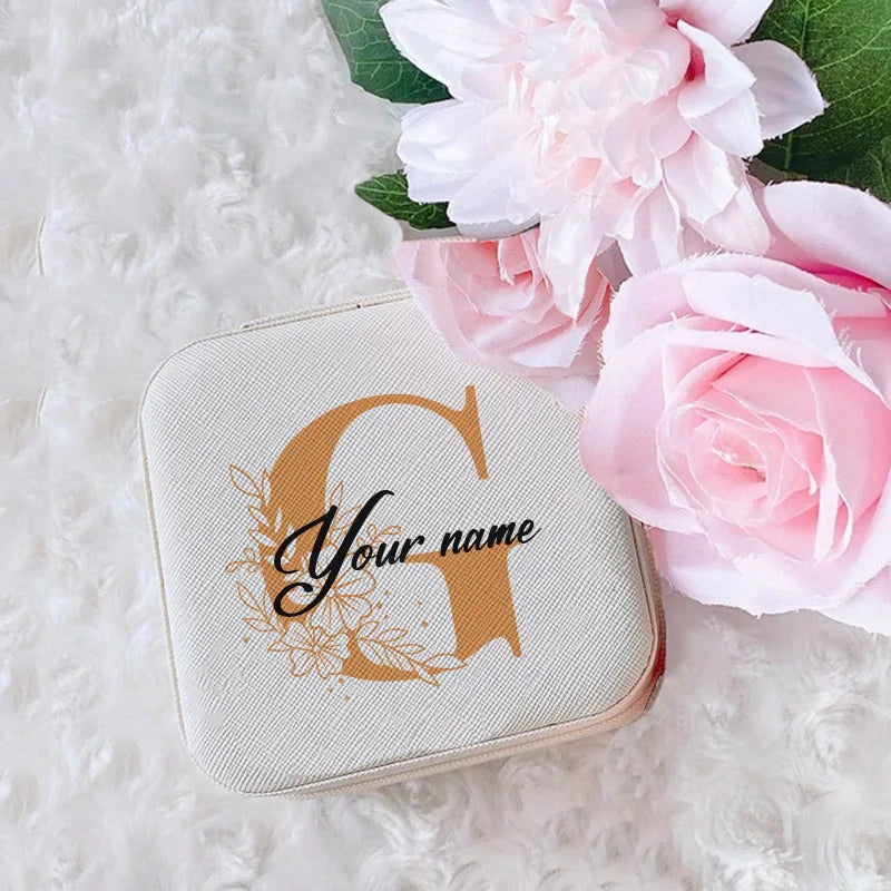 Personalized Jewelry Box Girls Jewelry Organizer Case with Name Perfect Wedding Bridesmaid Bestfriends Bachelorette Party Gift